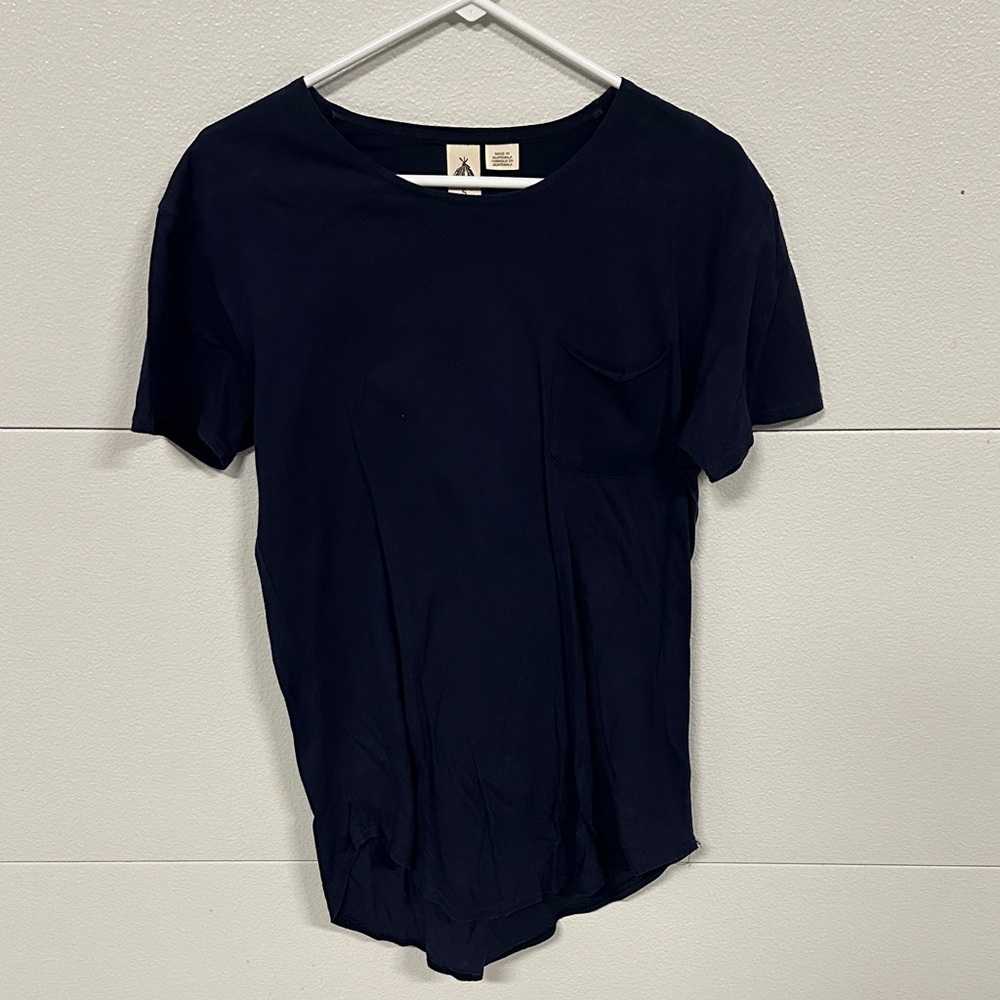 Feathers Men's Dark Blue Short Sleeve Tee